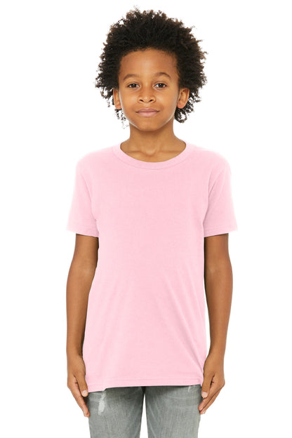 Bella+Canvas Youth Jersey Short Sleeve Tee BC3001Y Pink