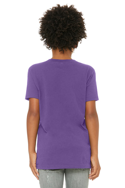 Bella+Canvas Youth Jersey Short Sleeve Tee BC3001Y Royal Purple