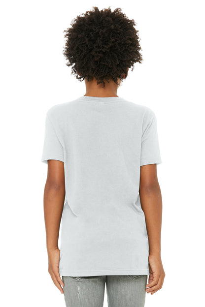 Bella+Canvas Youth Jersey Short Sleeve Tee BC3001Y Silver