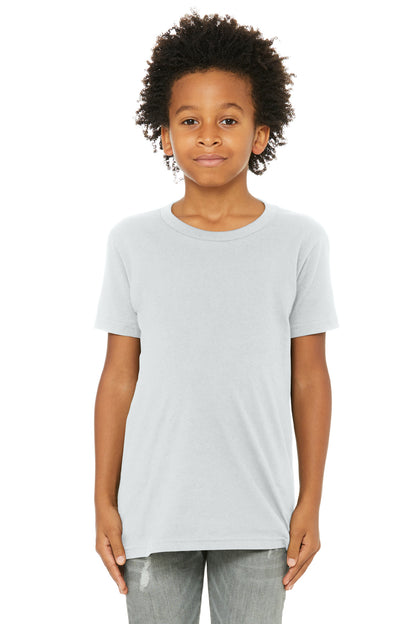 Bella+Canvas Youth Jersey Short Sleeve Tee BC3001Y Silver