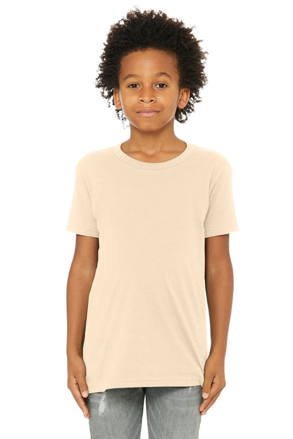 Bella+Canvas Youth Jersey Short Sleeve Tee BC3001Y Soft Cream