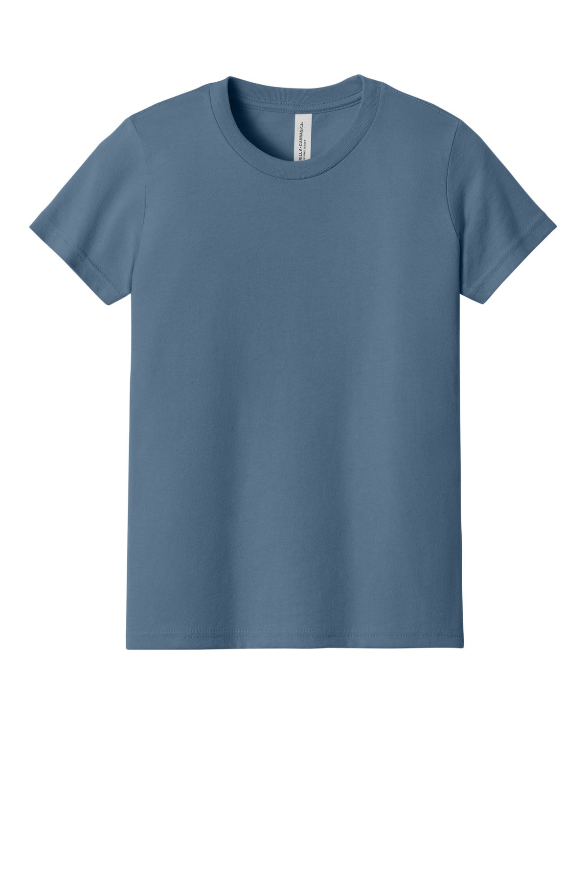 Bella+Canvas Youth Jersey Short Sleeve Tee BC3001Y Steel Blue