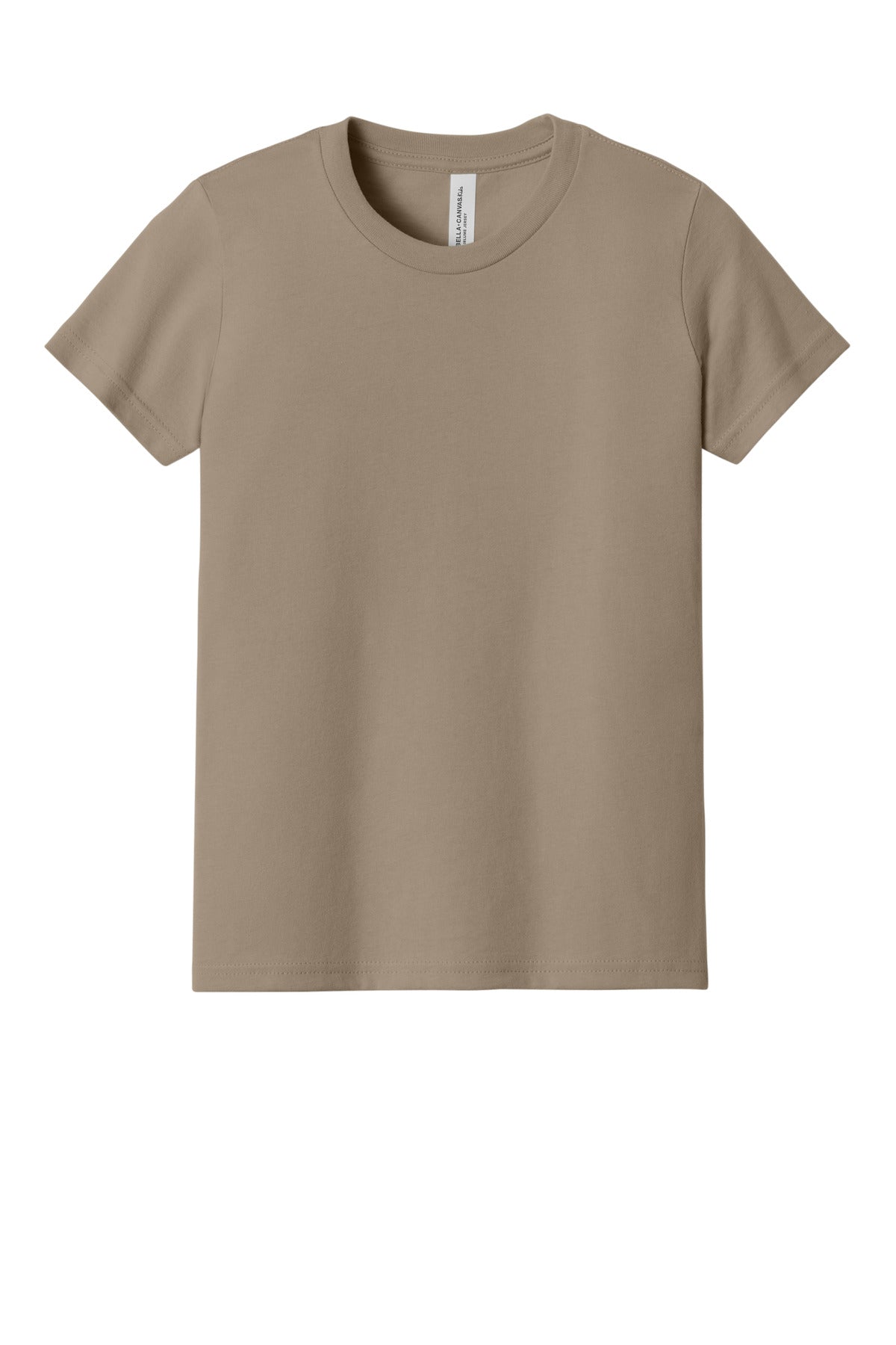 Bella+Canvas Youth Jersey Short Sleeve Tee BC3001Y Tan