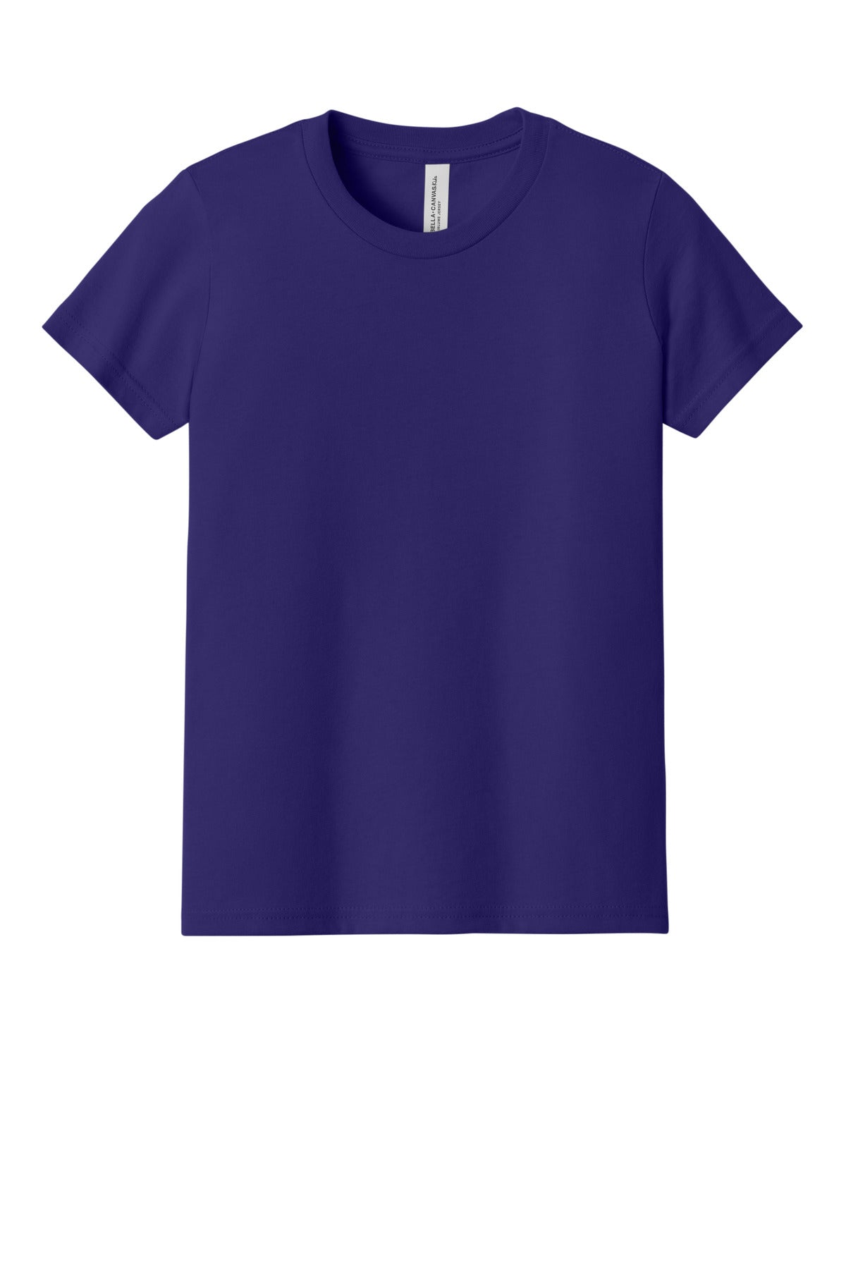 Bella+Canvas Youth Jersey Short Sleeve Tee BC3001Y Team Purple