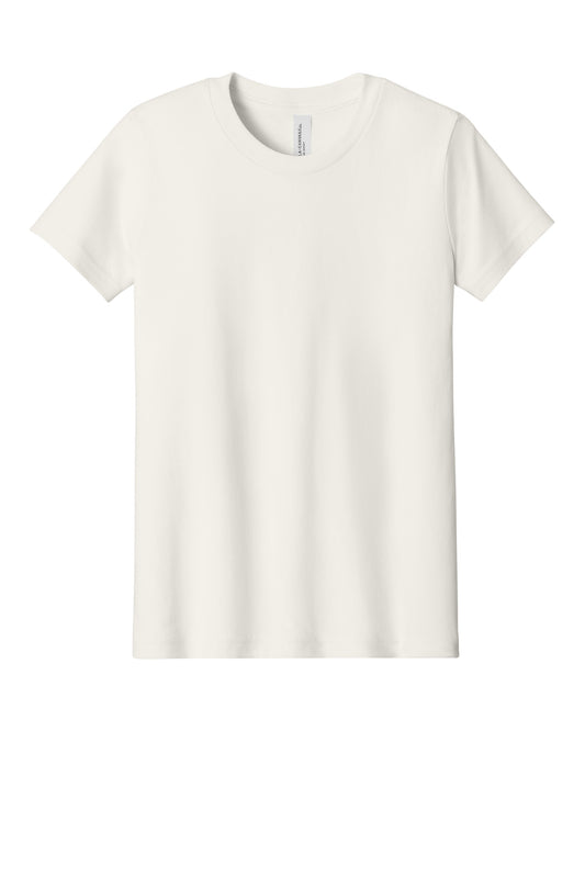 Bella+Canvas Youth Jersey Short Sleeve Tee BC3001Y Vintage White
