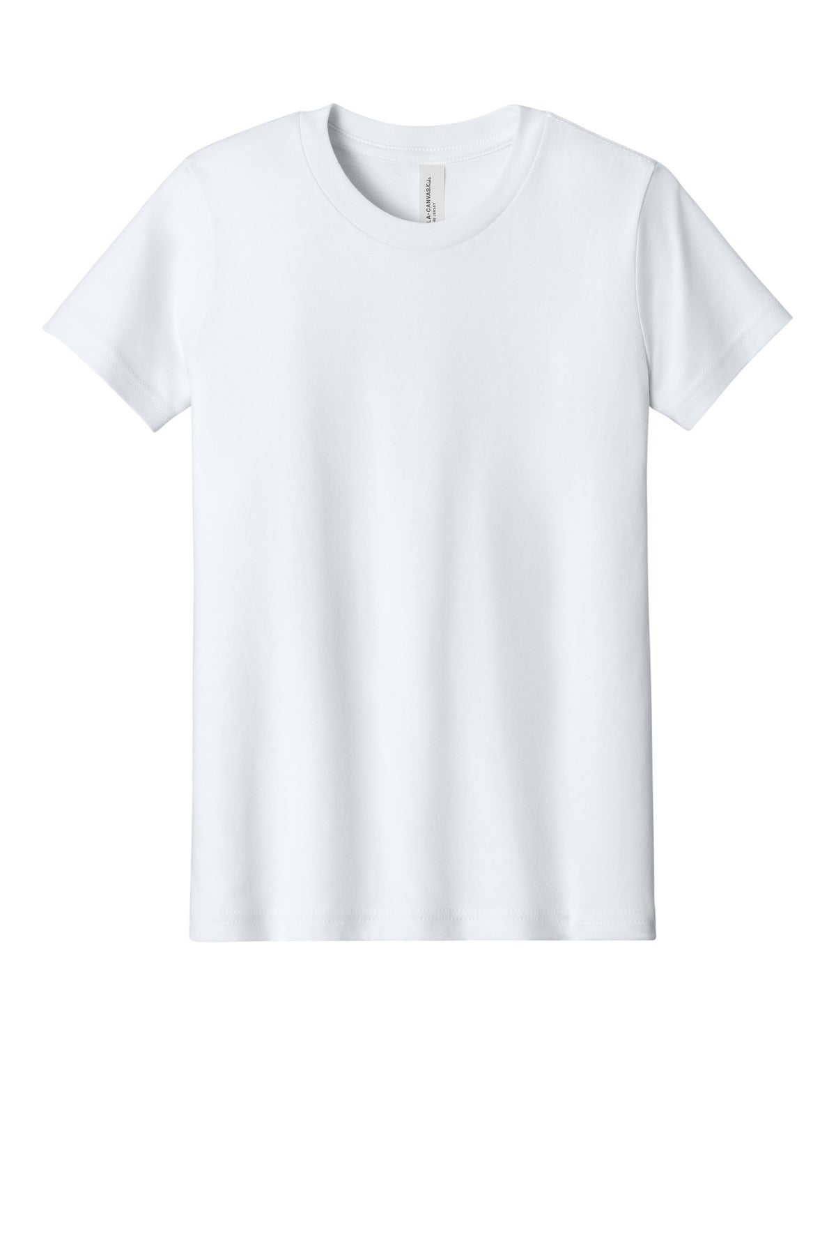 Bella+Canvas Youth Jersey Short Sleeve Tee BC3001Y White