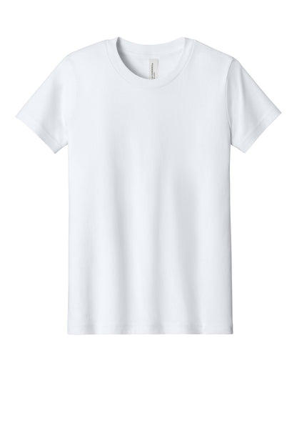 Bella+Canvas Youth Jersey Short Sleeve Tee BC3001Y White