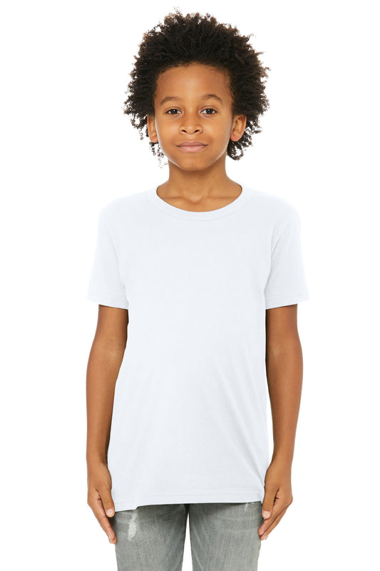 Bella+Canvas Youth Jersey Short Sleeve Tee BC3001Y White