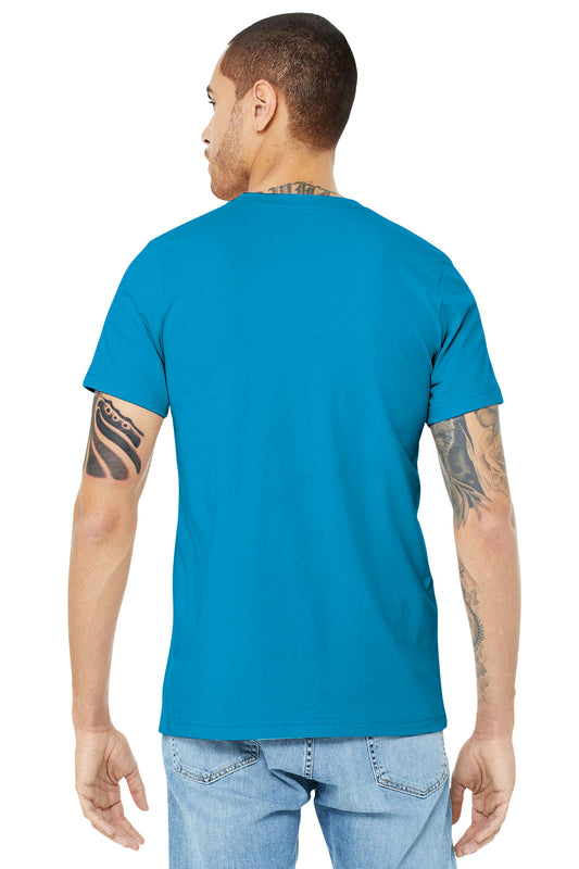 BELLA+CANVAS  Unisex Jersey Short Sleeve Tee. BC3001 Aqua