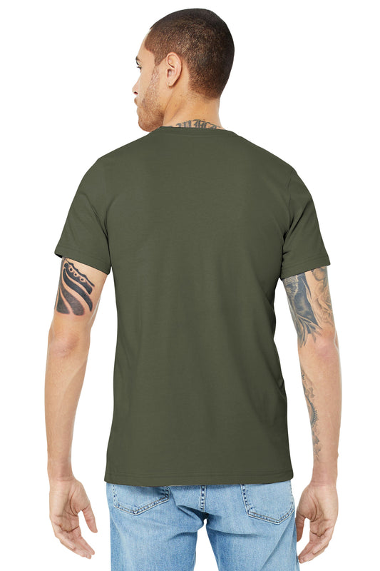 BELLA+CANVAS  Unisex Jersey Short Sleeve Tee. BC3001 Army