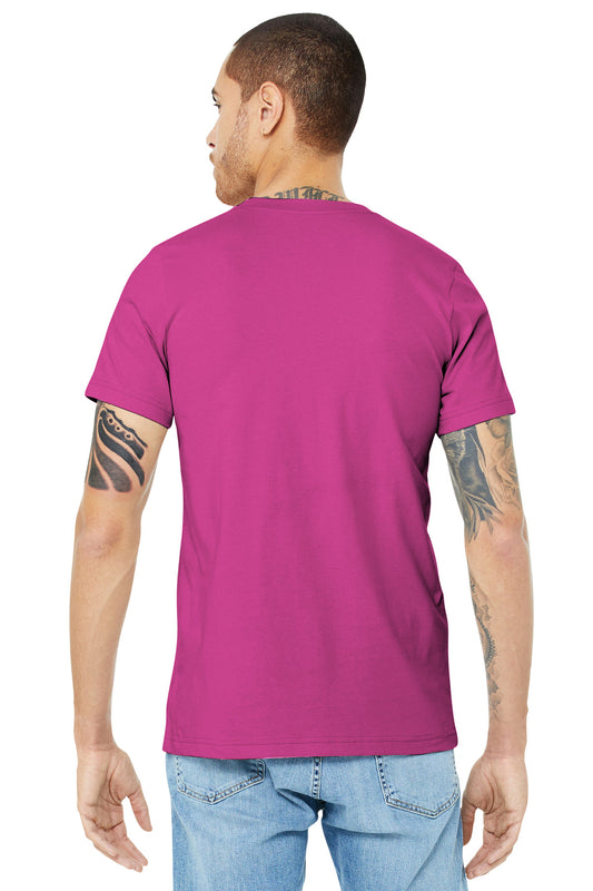 BELLA+CANVAS  Unisex Jersey Short Sleeve Tee. BC3001 Berry