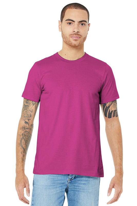 BELLA+CANVAS  Unisex Jersey Short Sleeve Tee. BC3001 Berry