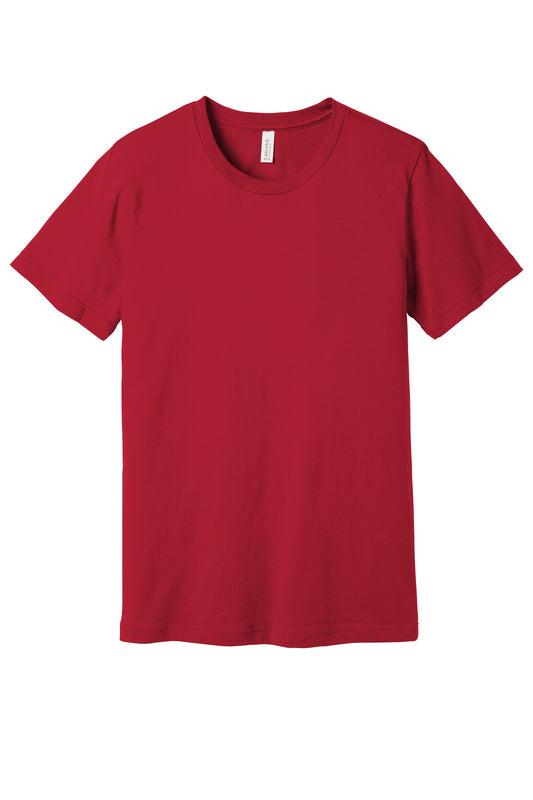 Bella+Canvas Unisex Jersey Short Sleeve Tee BC3001 Canvas Red