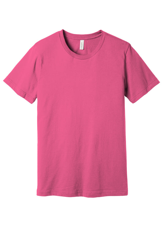 Bella+Canvas Unisex Jersey Short Sleeve Tee BC3001 Charity Pink