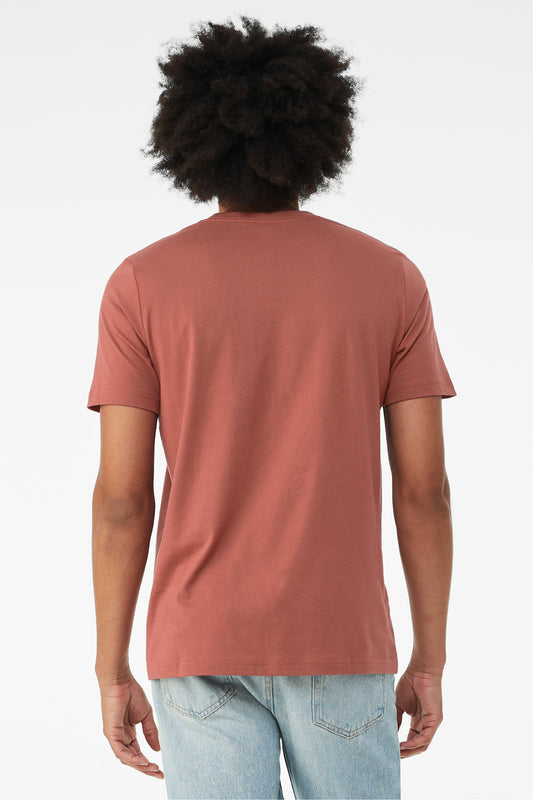 BELLA+CANVAS  Unisex Jersey Short Sleeve Tee. BC3001 Clay