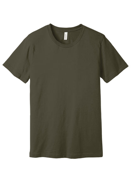 BELLA+CANVAS  Unisex Jersey Short Sleeve Tee. BC3001 Dark Olive