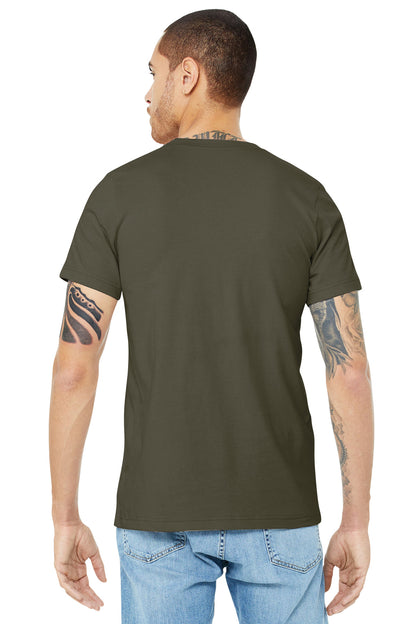 BELLA+CANVAS  Unisex Jersey Short Sleeve Tee. BC3001 Dark Olive