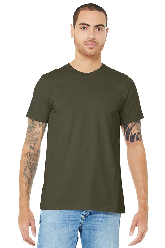 BELLA+CANVAS  Unisex Jersey Short Sleeve Tee. BC3001 Dark Olive