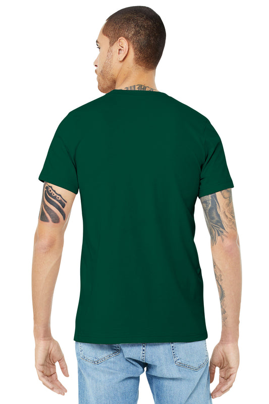 BELLA+CANVAS  Unisex Jersey Short Sleeve Tee. BC3001 Evergreen