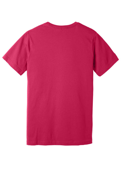 Bella+Canvas Unisex Jersey Short Sleeve Tee BC3001 Fuchsia