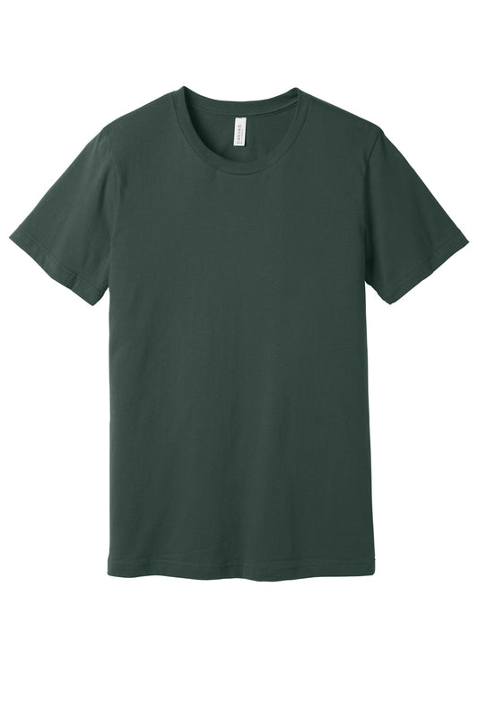 Bella+Canvas Unisex Jersey Short Sleeve Tee BC3001 Hunter Green