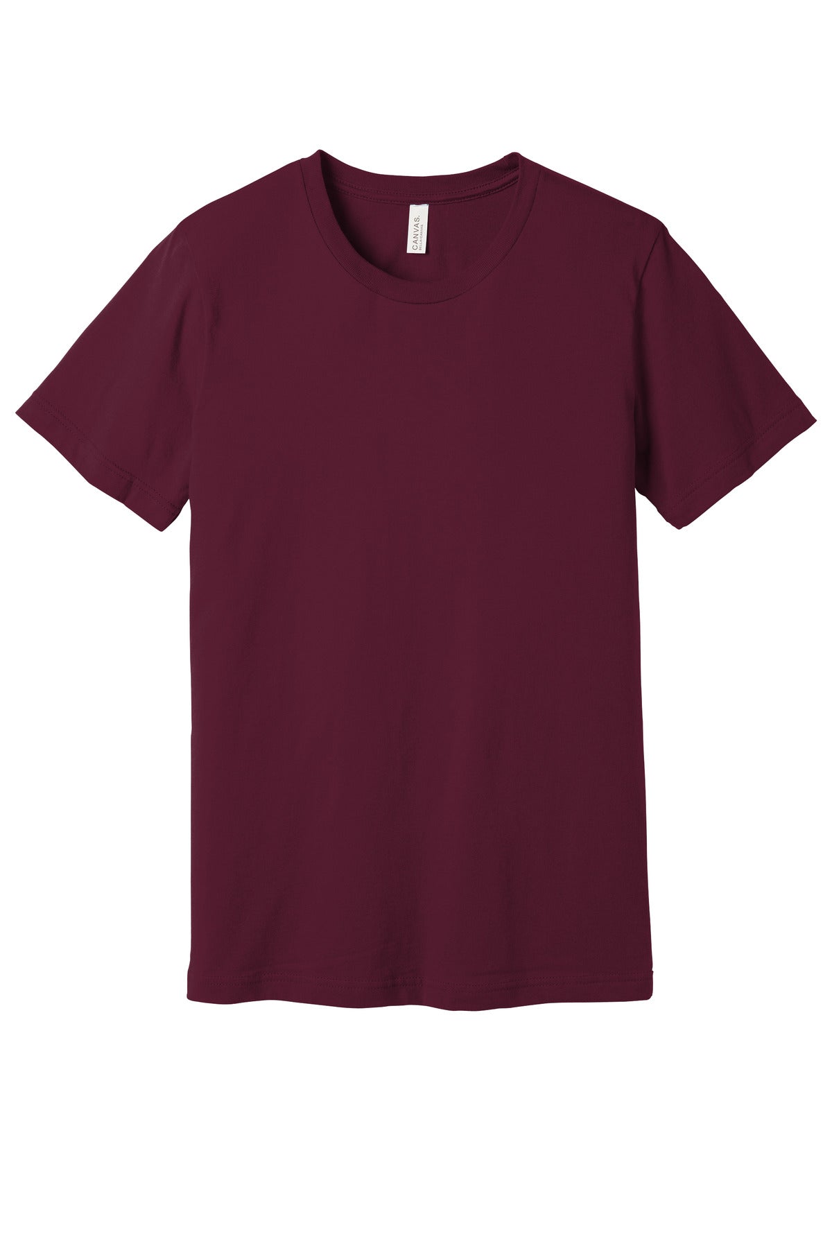 BELLA+CANVAS  Unisex Jersey Short Sleeve Tee. BC3001 Maroon