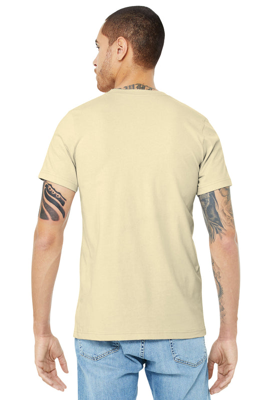 BELLA+CANVAS  Unisex Jersey Short Sleeve Tee. BC3001 Natural