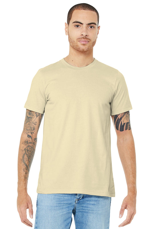 BELLA+CANVAS  Unisex Jersey Short Sleeve Tee. BC3001 Natural