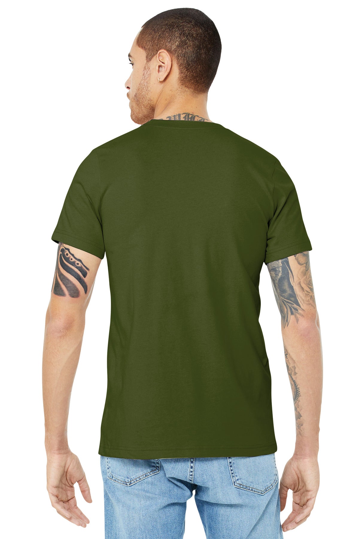 BELLA+CANVAS  Unisex Jersey Short Sleeve Tee. BC3001 Olive