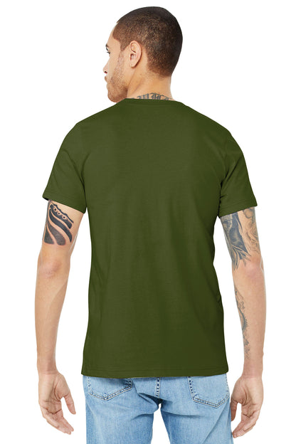 BELLA+CANVAS  Unisex Jersey Short Sleeve Tee. BC3001 Olive