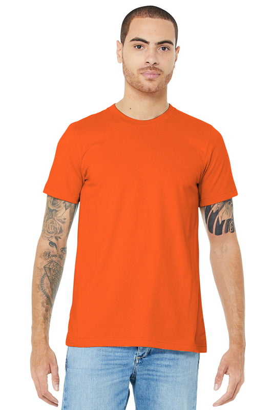 BELLA+CANVAS  Unisex Jersey Short Sleeve Tee. BC3001 Orange