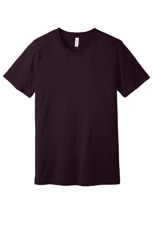 Bella+Canvas Unisex Jersey Short Sleeve Tee BC3001 Oxblood Black