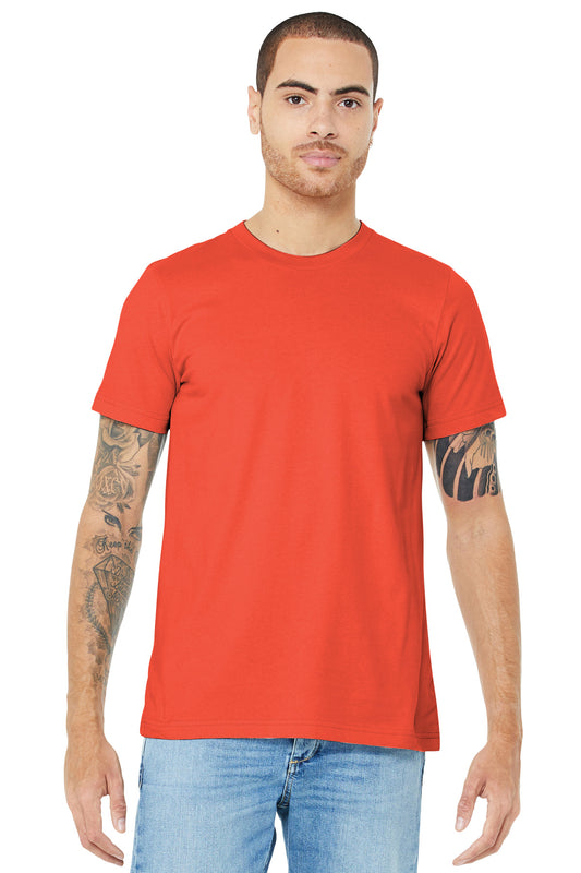 BELLA+CANVAS  Unisex Jersey Short Sleeve Tee. BC3001 Poppy