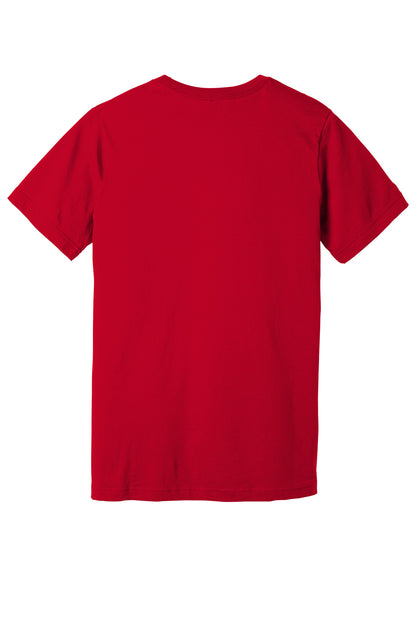 BELLA+CANVAS  Unisex Jersey Short Sleeve Tee. BC3001 Red