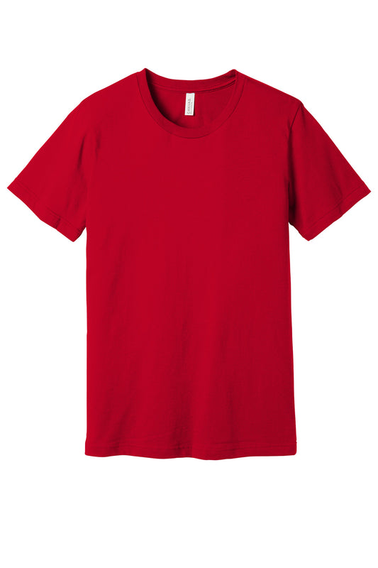 Bella+Canvas Unisex Jersey Short Sleeve Tee BC3001 Red