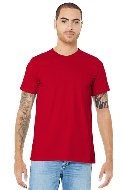 BELLA+CANVAS  Unisex Jersey Short Sleeve Tee. BC3001 Red