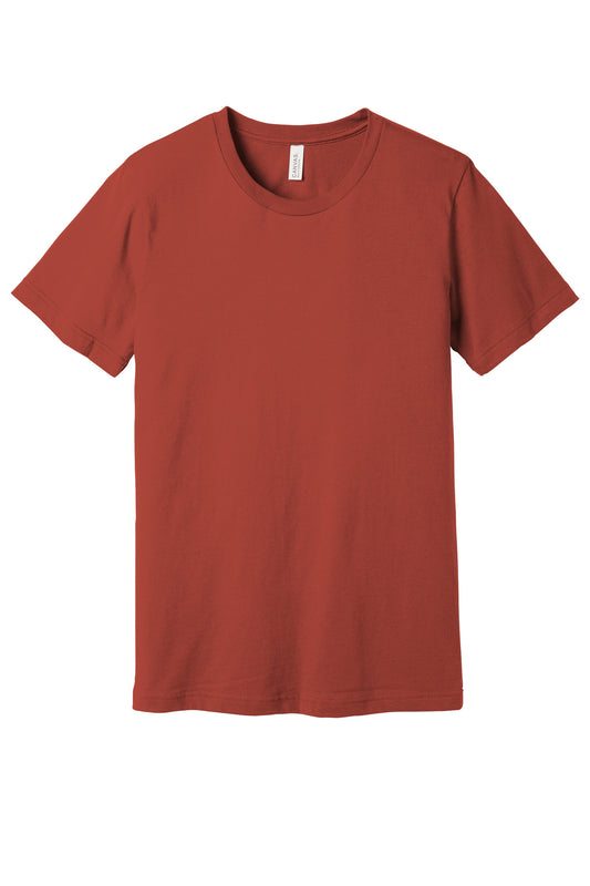 Bella+Canvas Unisex Jersey Short Sleeve Tee BC3001 Rust