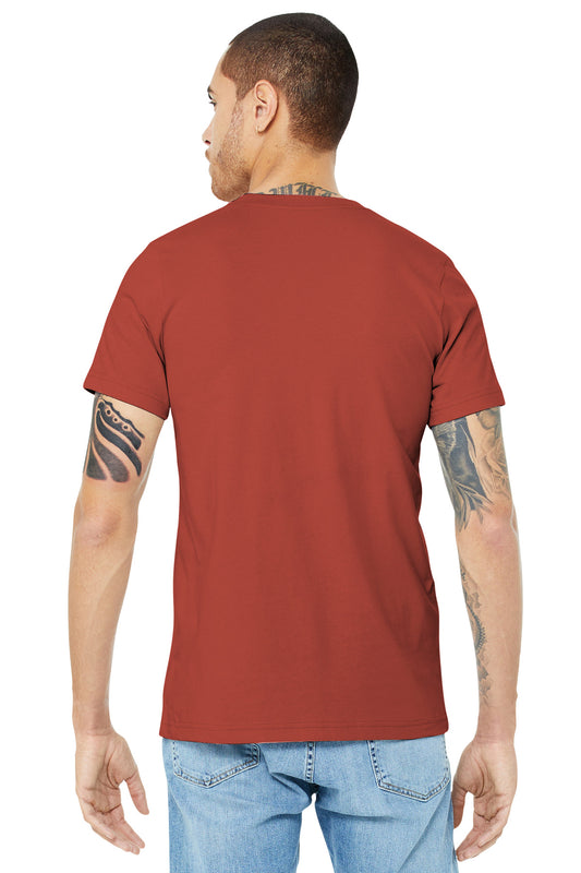 BELLA+CANVAS  Unisex Jersey Short Sleeve Tee. BC3001 Rust