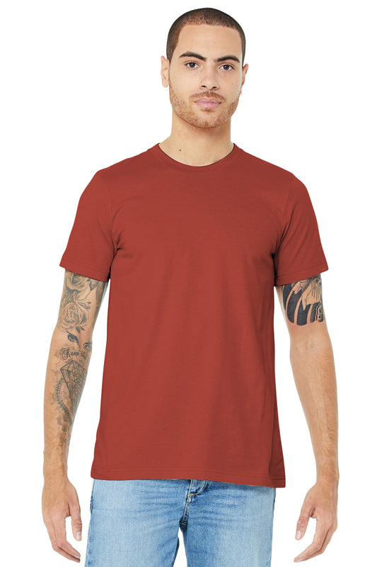 BELLA+CANVAS  Unisex Jersey Short Sleeve Tee. BC3001 Rust