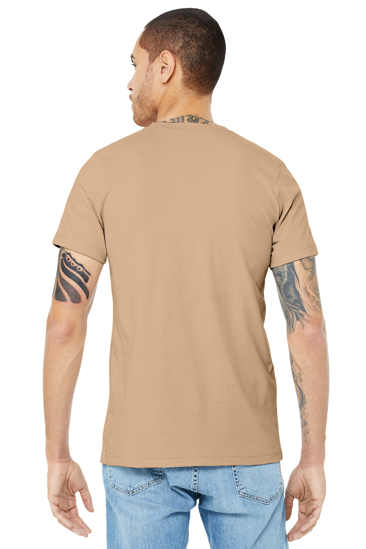 BELLA+CANVAS  Unisex Jersey Short Sleeve Tee. BC3001 Sand Dune