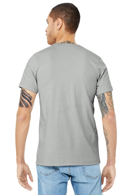 BELLA+CANVAS  Unisex Jersey Short Sleeve Tee. BC3001 Silver