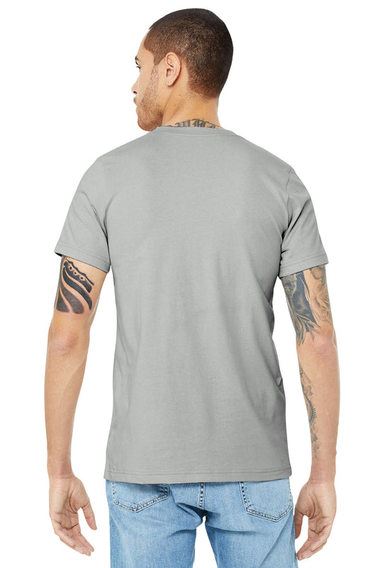 BELLA+CANVAS  Unisex Jersey Short Sleeve Tee. BC3001 Silver