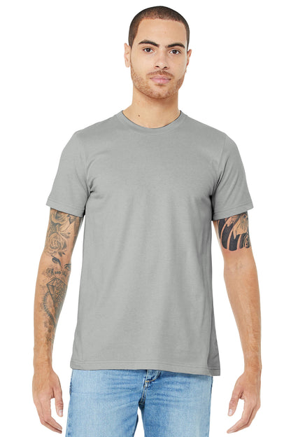 BELLA+CANVAS  Unisex Jersey Short Sleeve Tee. BC3001 Silver