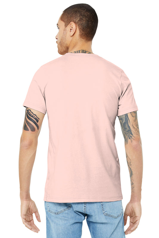 BELLA+CANVAS  Unisex Jersey Short Sleeve Tee. BC3001 Soft Pink
