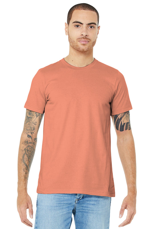 BELLA+CANVAS  Unisex Jersey Short Sleeve Tee. BC3001 Sunset