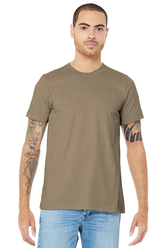 BELLA+CANVAS  Unisex Jersey Short Sleeve Tee. BC3001 Tan