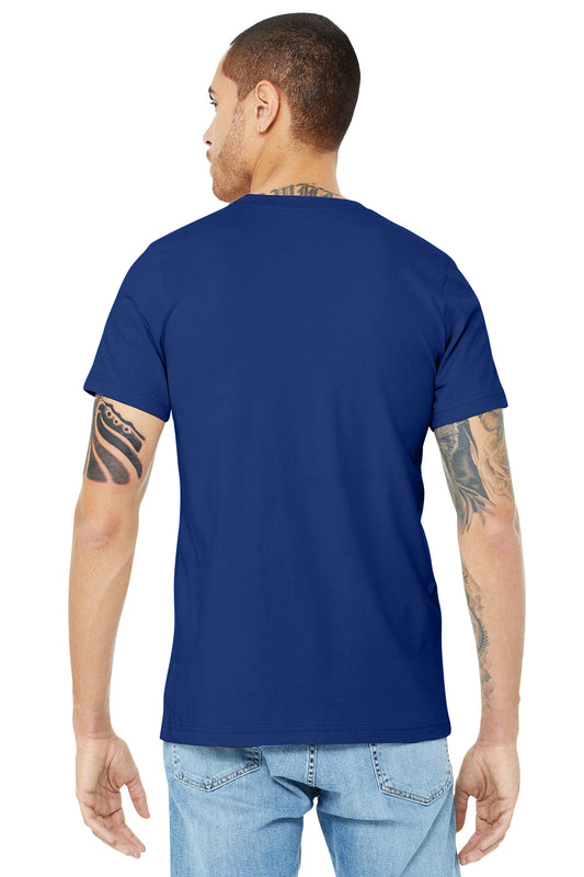 BELLA+CANVAS  Unisex Jersey Short Sleeve Tee. BC3001 Team Navy