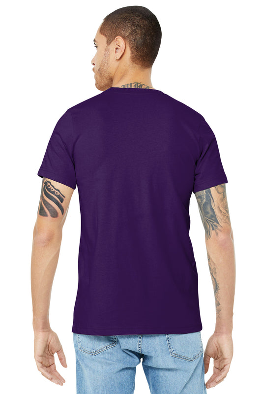BELLA+CANVAS  Unisex Jersey Short Sleeve Tee. BC3001 Team Purple