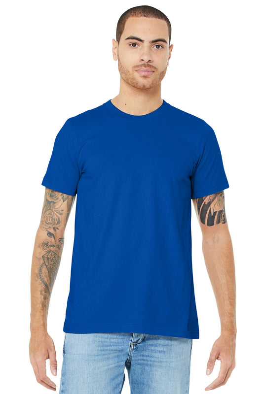 BELLA+CANVAS  Unisex Jersey Short Sleeve Tee. BC3001 True Royal