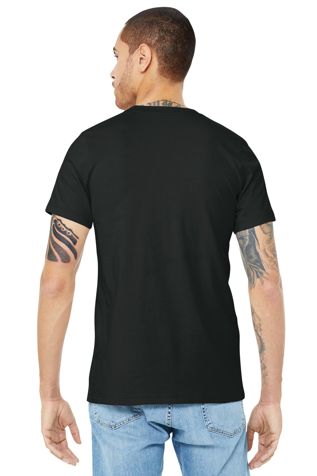 BELLA+CANVAS  Unisex Jersey Short Sleeve Tee. BC3001 Vintage Black